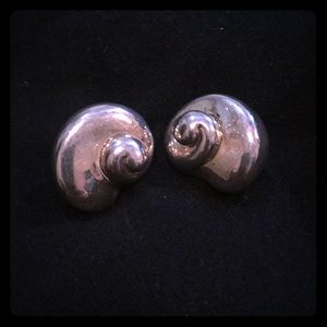 Sterling Silver shell earrings